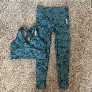 gymshark camo set